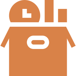 Symbol einer Person mit Uhr im Kopfbereich und Balkendiagramm – Darstellung von Zeitmanagement oder Produktivität