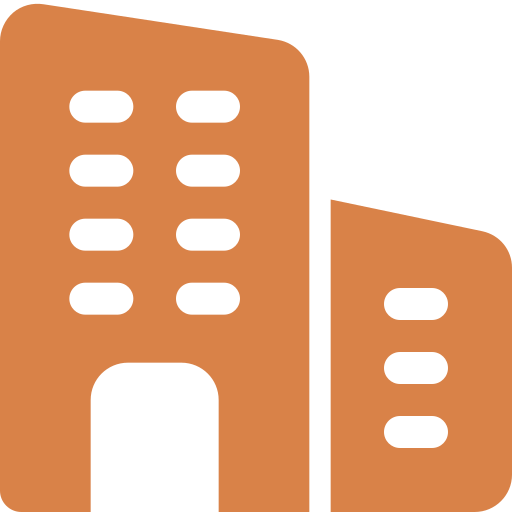 Gebäudesymbol – Darstellung von Unternehmen oder Organisation
