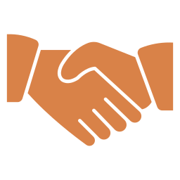 Händeschütteln – Symbol für Partnerschaft oder Zusammenarbeit